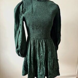 Green Sugarlips Mini Dress - Long Sleeve